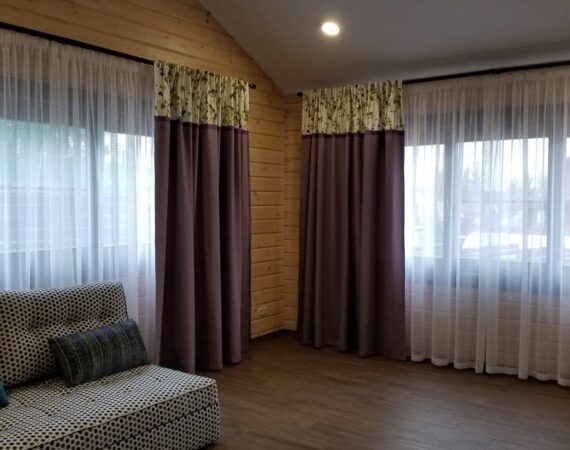 шторы в гостиную в современном стиле