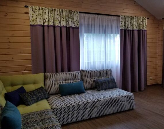 Дизайн штор для зала