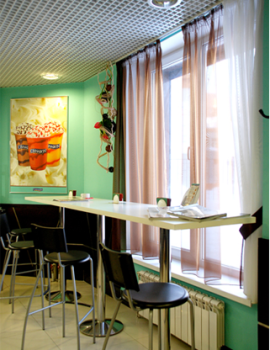 шторы в ресторанов дизайн