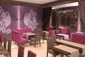 шторы для кафе