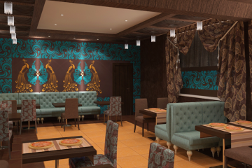 шторы для ресторана проект