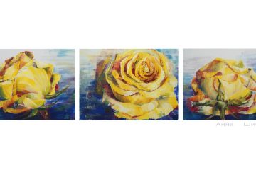Интерьерная картина Триптих Розы