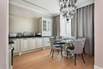 современные шторы для кухни