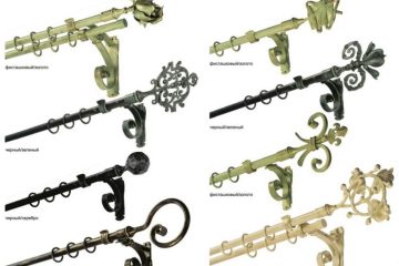 металлический карниз для штор