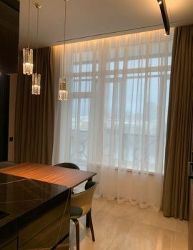 дизайн штор в гостиной