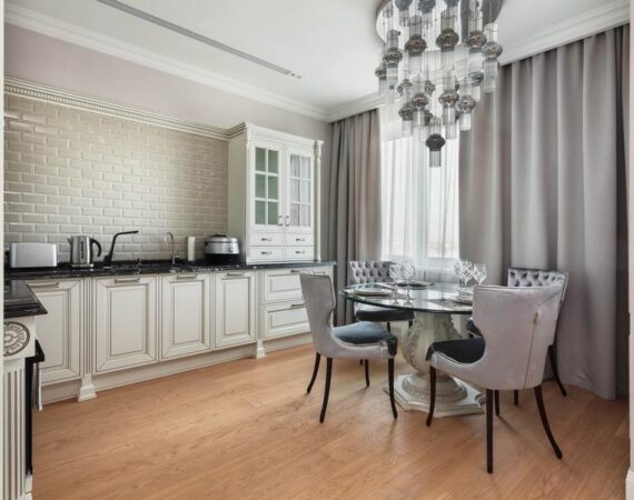 современные шторы для кухни