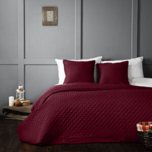 Покрывало Французские вафли бордо