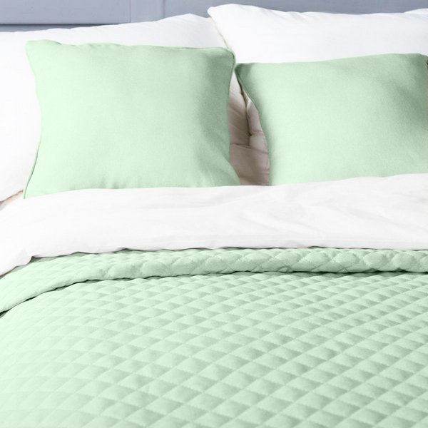 Покрывало Французские вафли мята