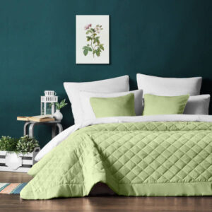 Покрывало Ромб классика лайм