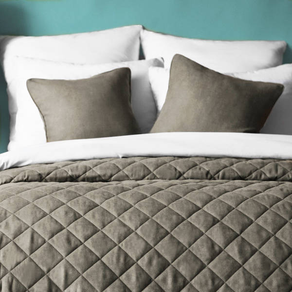 Покрывало Ромб классика серый