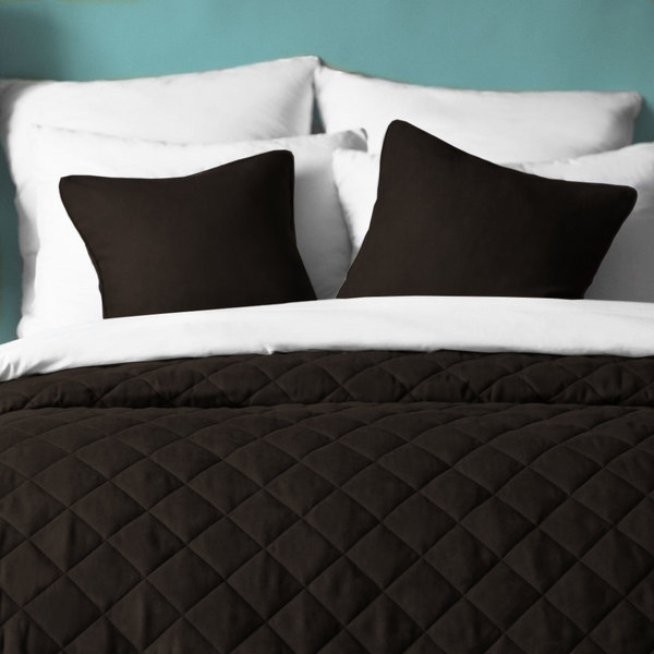 Покрывало Ромб классика шоколад