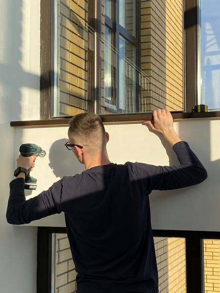 установка карнизов